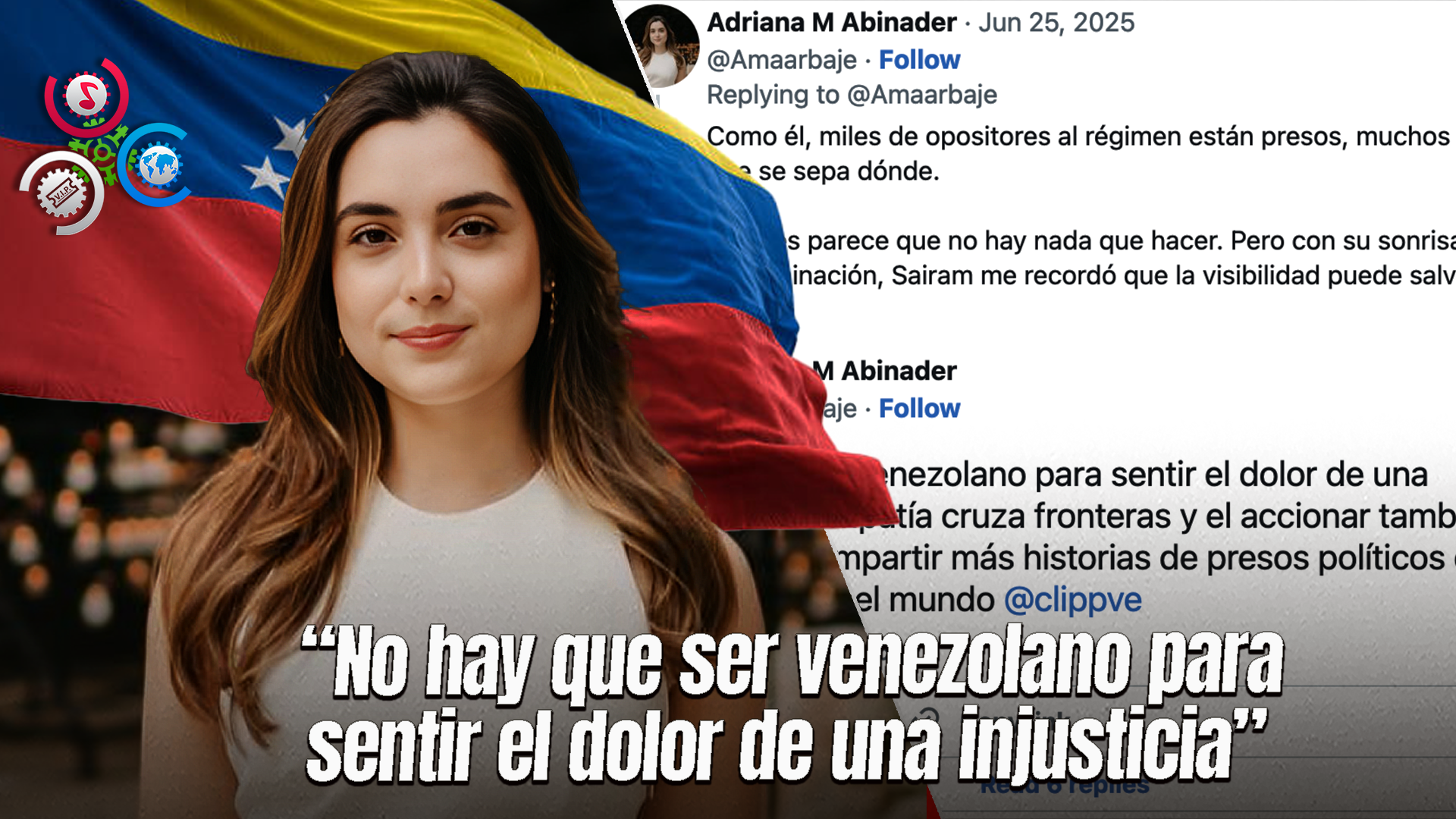 Hija De Abinader Alza La Voz Contra La Represión Y Desapariciones En Regímenes Autoritarios En Venezuela