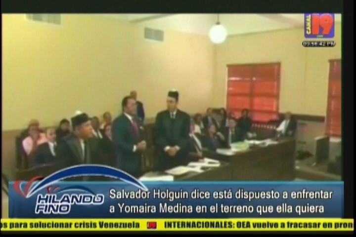 Video De Salvador Holguín Defendiéndose En Los Tribunales