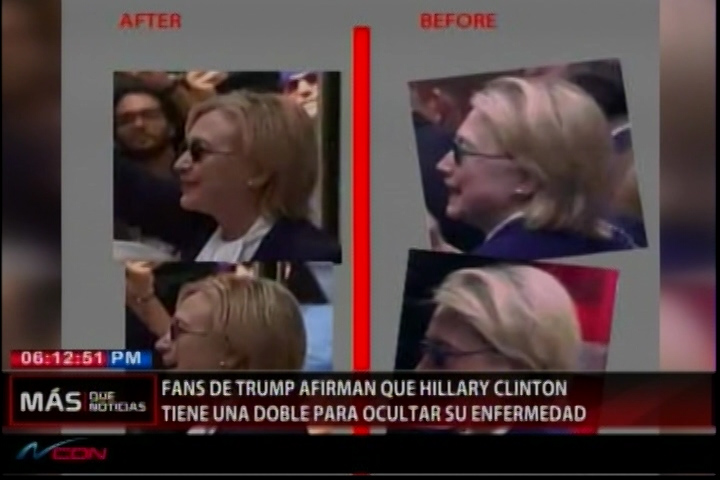 Los Fans De Trump Aseguran Que Hillary Clinton Tiene Una Doble