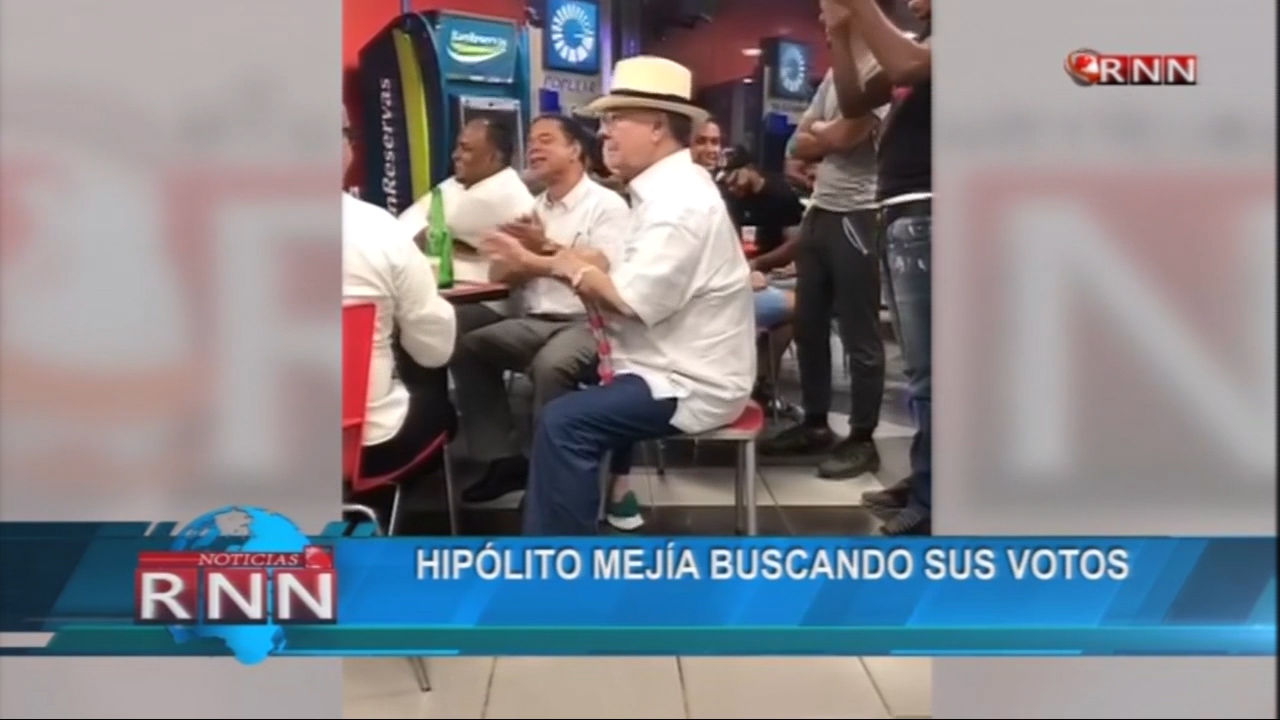 Hipólito Mejía Buscando Sus Votos