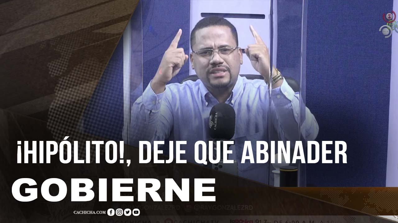 Expresidente Hipólito, Sea Como Juan El Bautista Y Que Abinader Gobierne