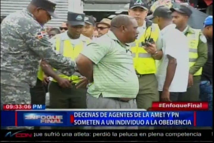 Hombre Apunta Con Arma A Agentes De La AMET