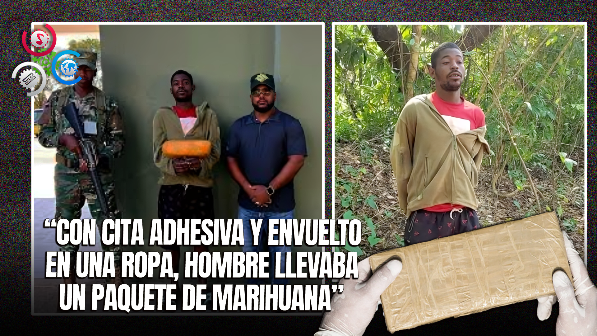 Arrestan A Hombre Con Paquete De Marihuana En El Puente Sobre El Río Masacre En Dajabón