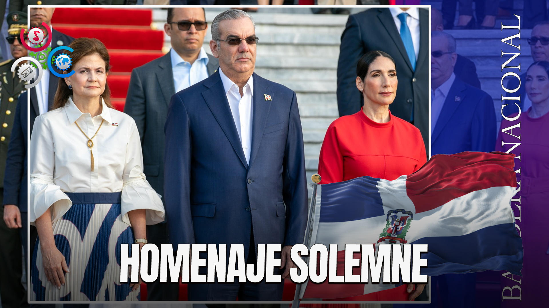 Presidente Abinader Encabeza Solemne Homenaje A La Bandera Por 181 Aniversario De Independencia Nacional