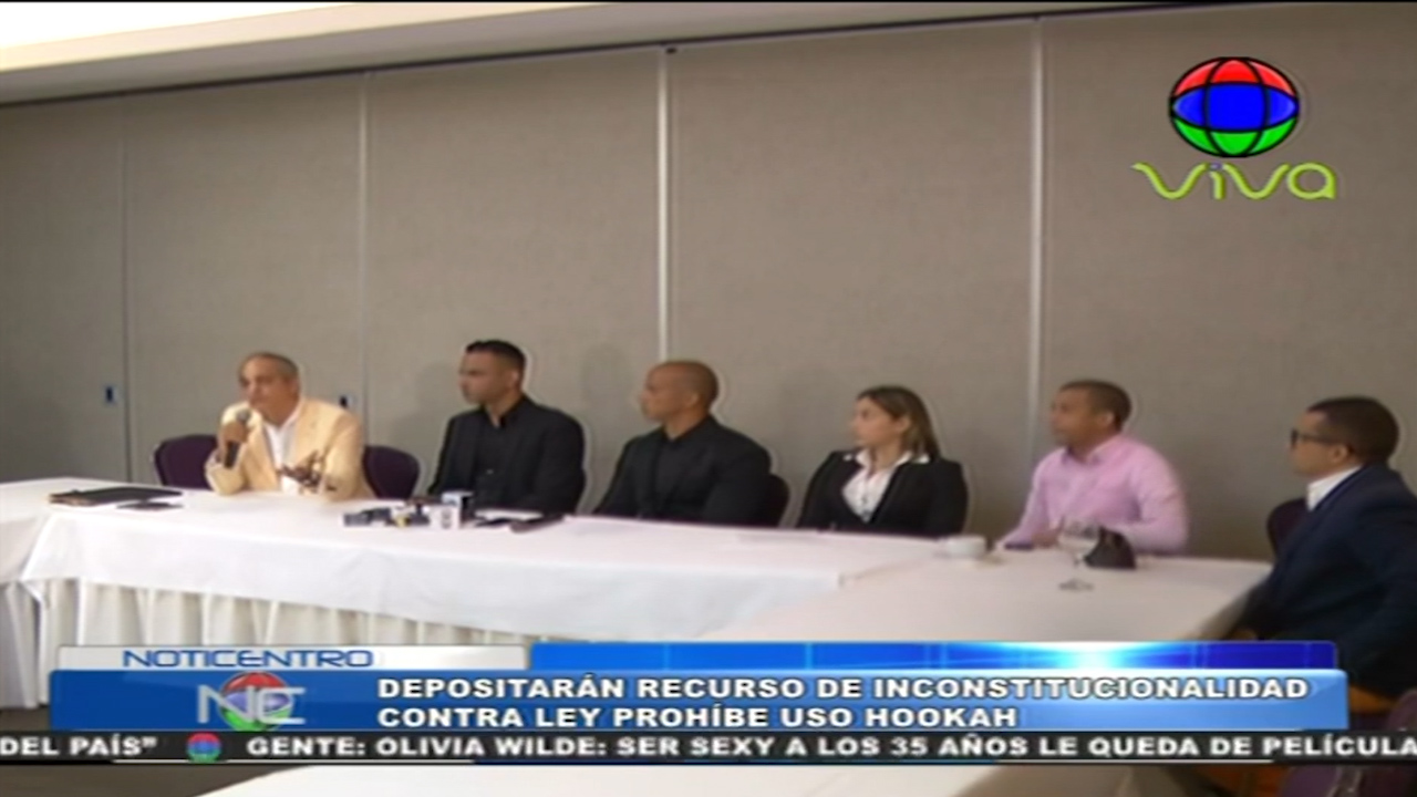 Depositarán Recurso De Inconstitucionalidad Contra Ley Prohíbe Uso Hookah