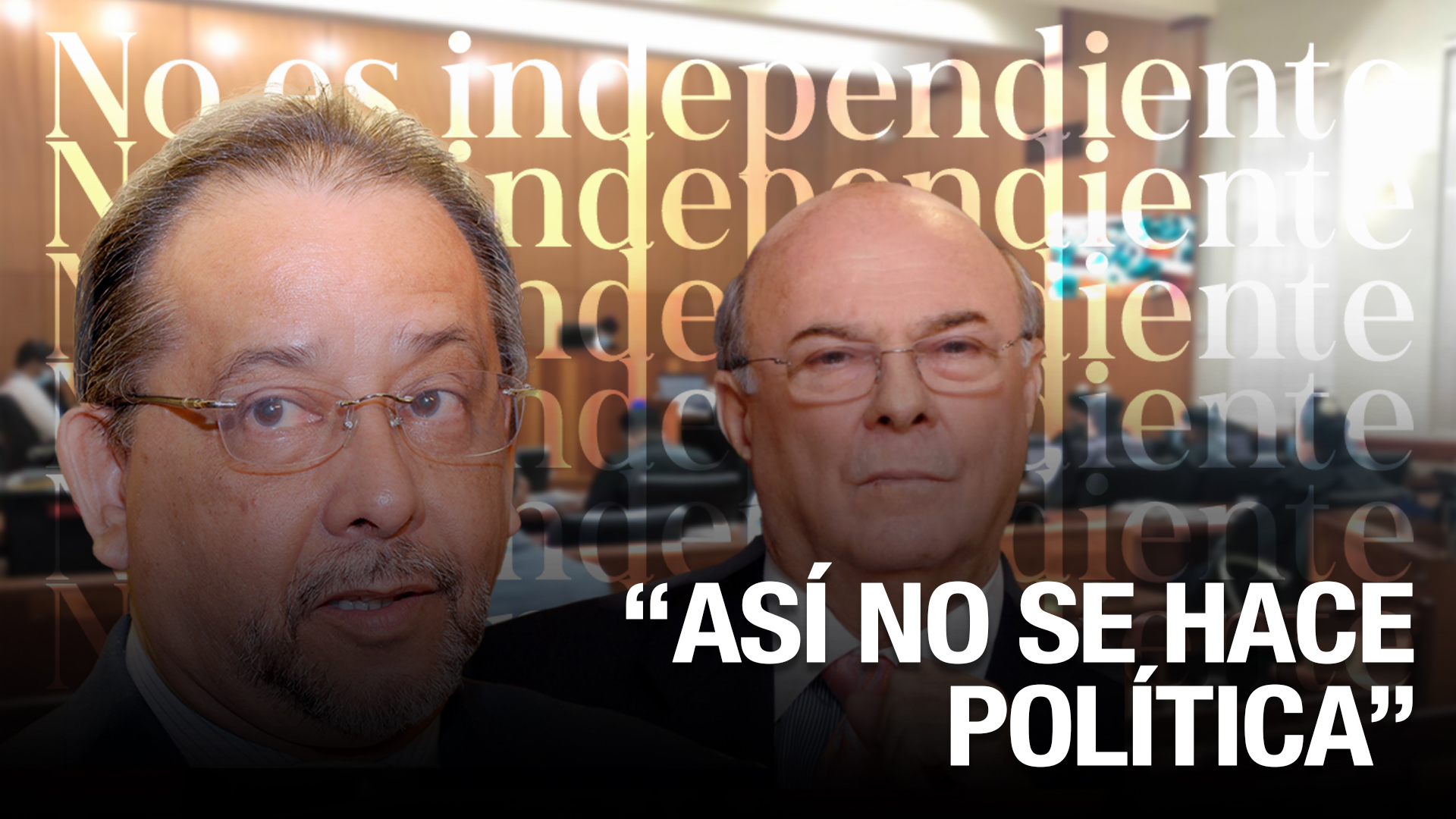 Huchi Lora Refuta Comentario De Hipólito, “la Justicia Independiente Es Una UTOPÍA”