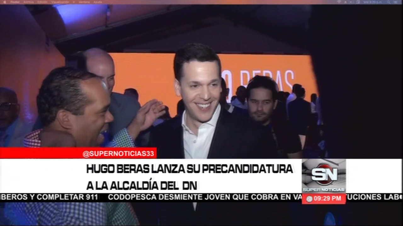 ¡SE LANZÓ!Hugo Beras Lanza Su Pre-candidatura A La Alcaldía Del DN