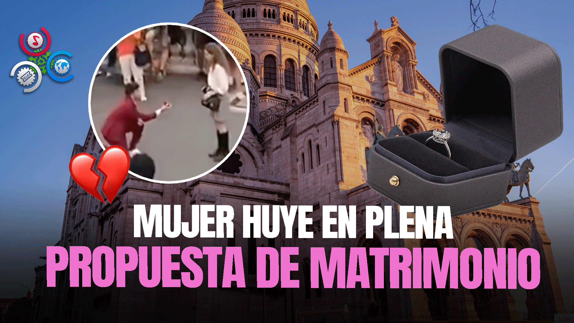 Mujer Rechaza Propuesta De Matrimonio Y Sale Corriendo En París