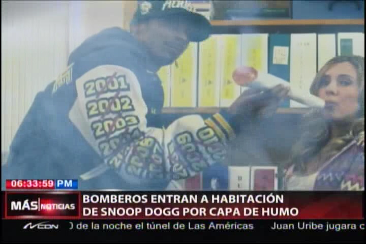Bomberos Entran A Habitación De Snoop Dogg Por Capa De Humo Que Salía Por La Puerta De Su Cuarto #Video