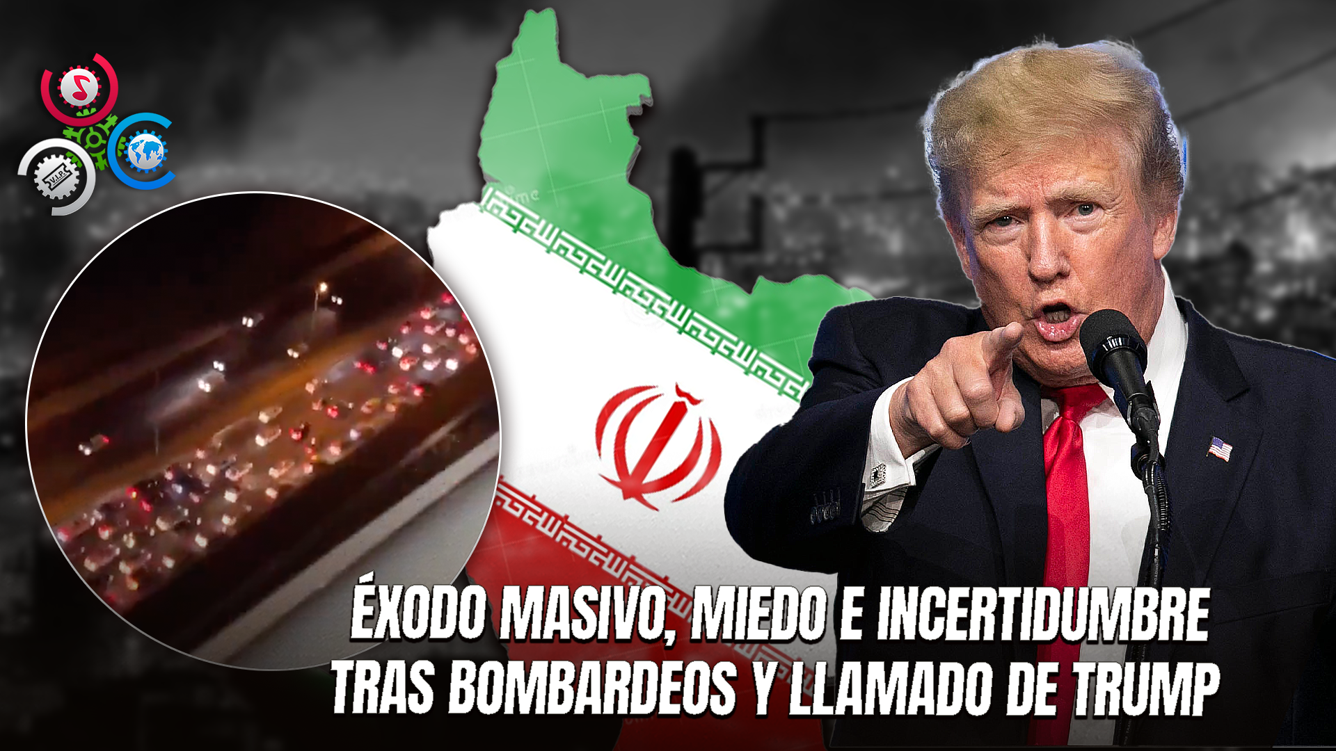 ¡Momento En Que Miles Huyen De Teherán!: Evacuación Masiva Sacuden La Capital Tras Alerta De Trump