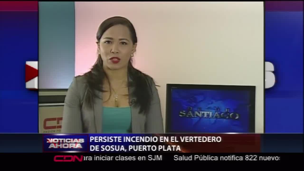 Sigue El Incendio En Vertedero De Puerto Plata