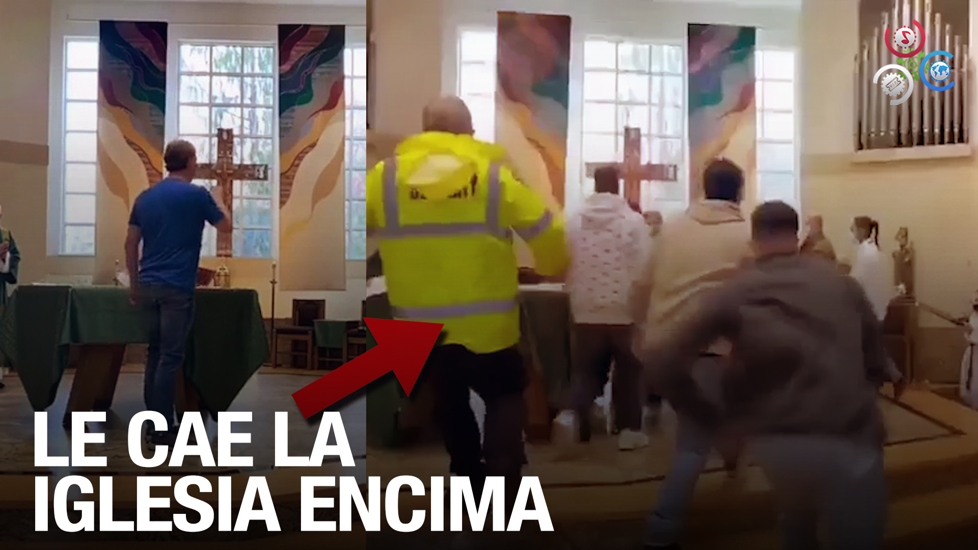 Hombre Sin Mascarilla Se Revela En Iglesia Y Le Cae Toda La Justicia Divina