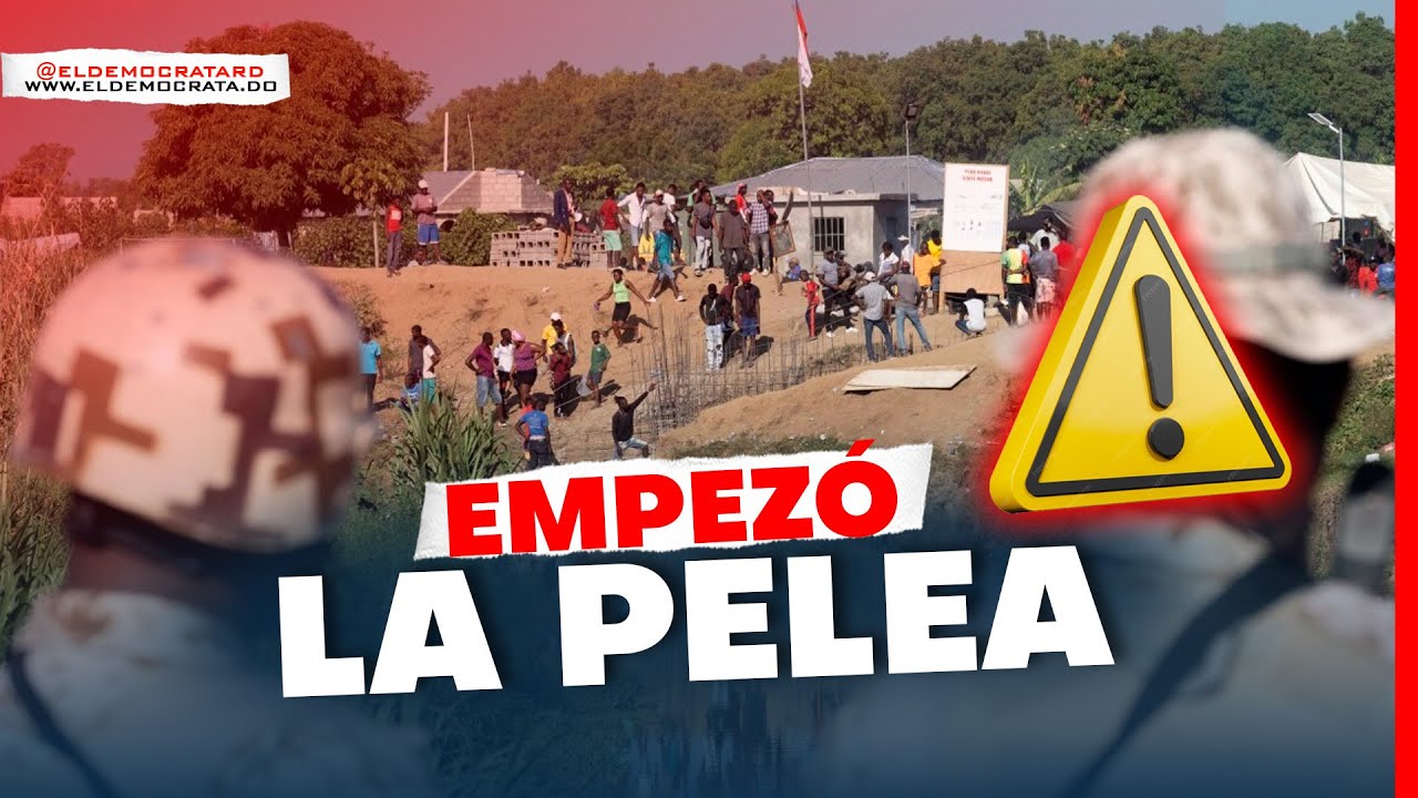 🔴 Haitianos Se Enfrentan “POR ROBO” De Materiales Del Canal