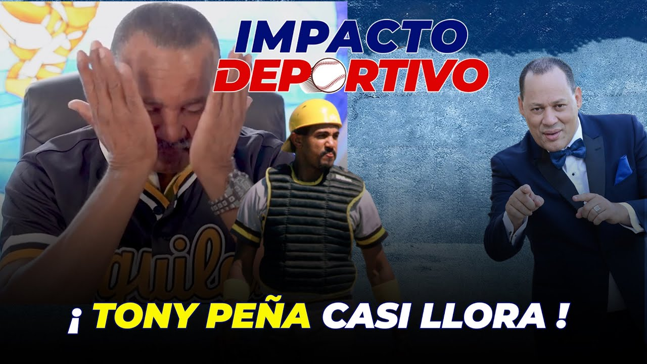 ¡Tony Peña Casi Llora!