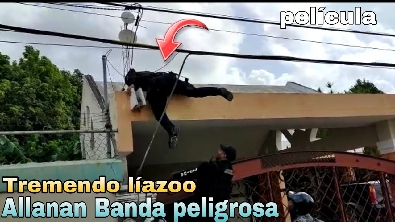 Banda Cae Ante La Policía En Fuerte Allanamiento Con Armas Largas