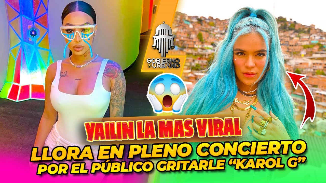 YAILIN PASA VERGÜENZA Y LLORA EN CONCIERTO