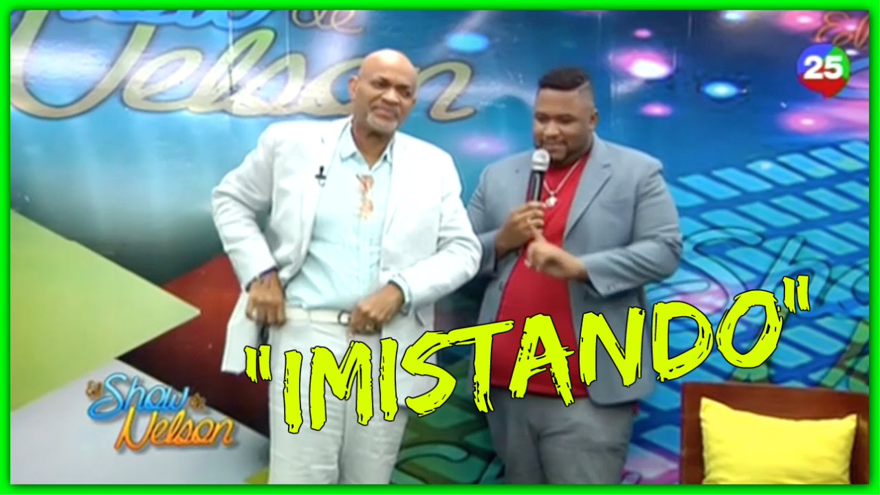 Nelson Javier Corrige A Su Hijo Por Decir “Imistando” En Plena Presentación Del Programa
