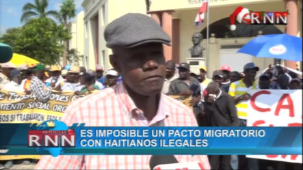Es Imposible Un Pacto Migratorio Con Haitianos Ilegales