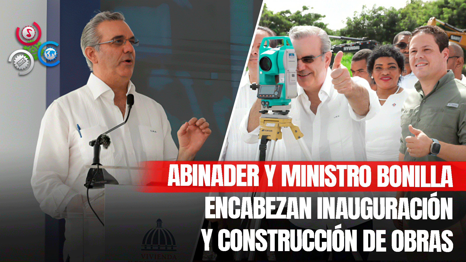 Presidente Abinader Y Ministro Bonilla Entregan Obras Y Comienzan Otras En Haina, San Cristóbal