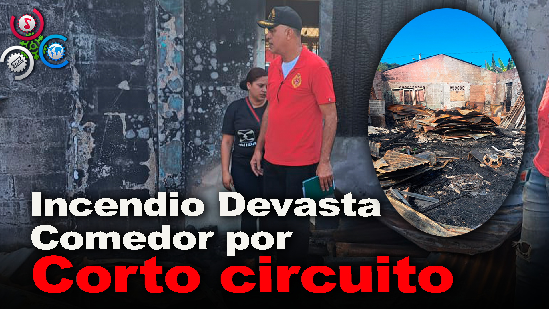 Reportan Incendio En Un Comedor Por Corto Circuito En Puerto Plata 