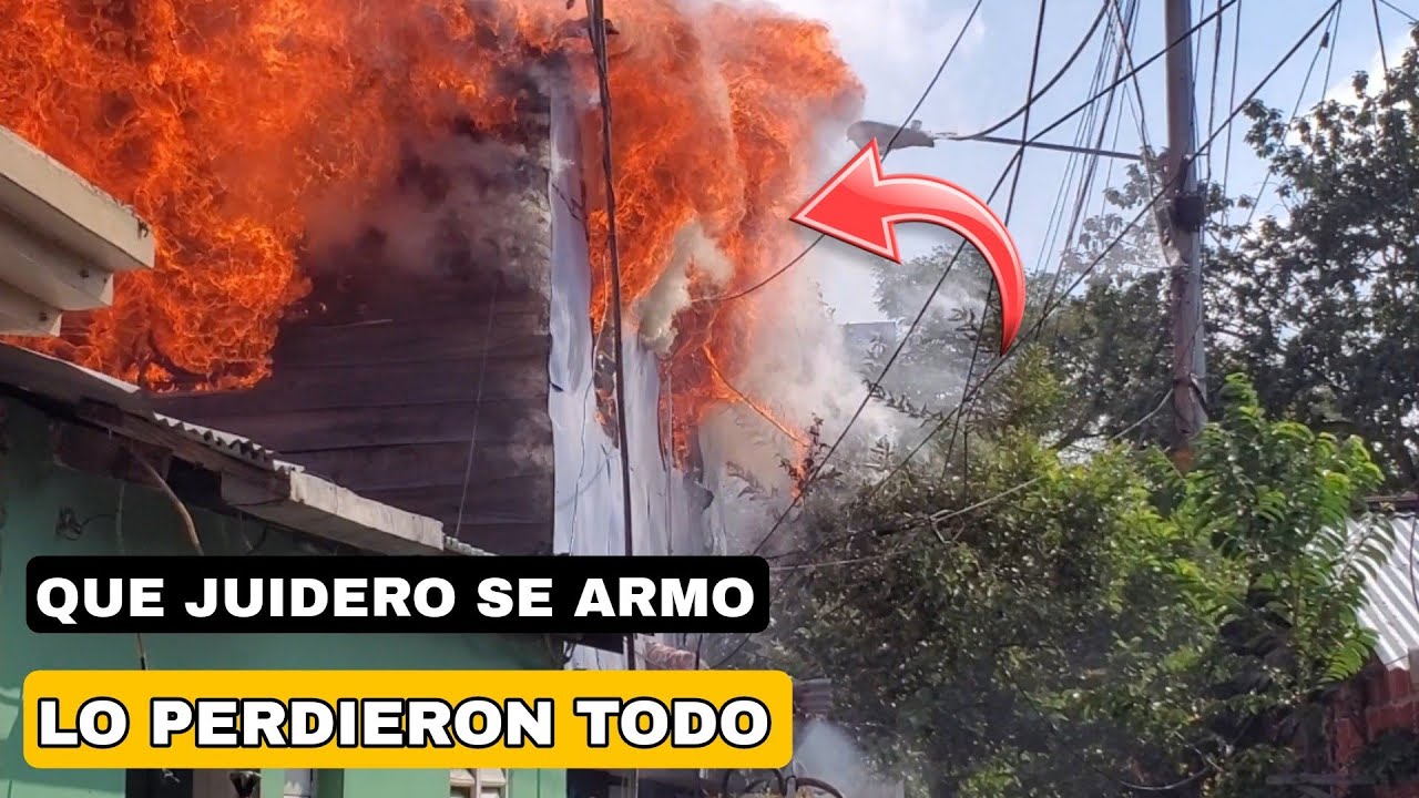 INCREÍBLE: VIVOS PARA CONTARLO BORRAS INCENDIÓ ACABA CON TODO