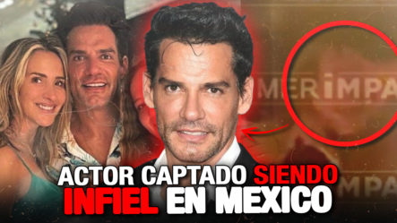 ¡El Actor Cristián De La Fuente Besa A Una Mujer Que No Es Su Esposa En Un Restaurante En México!