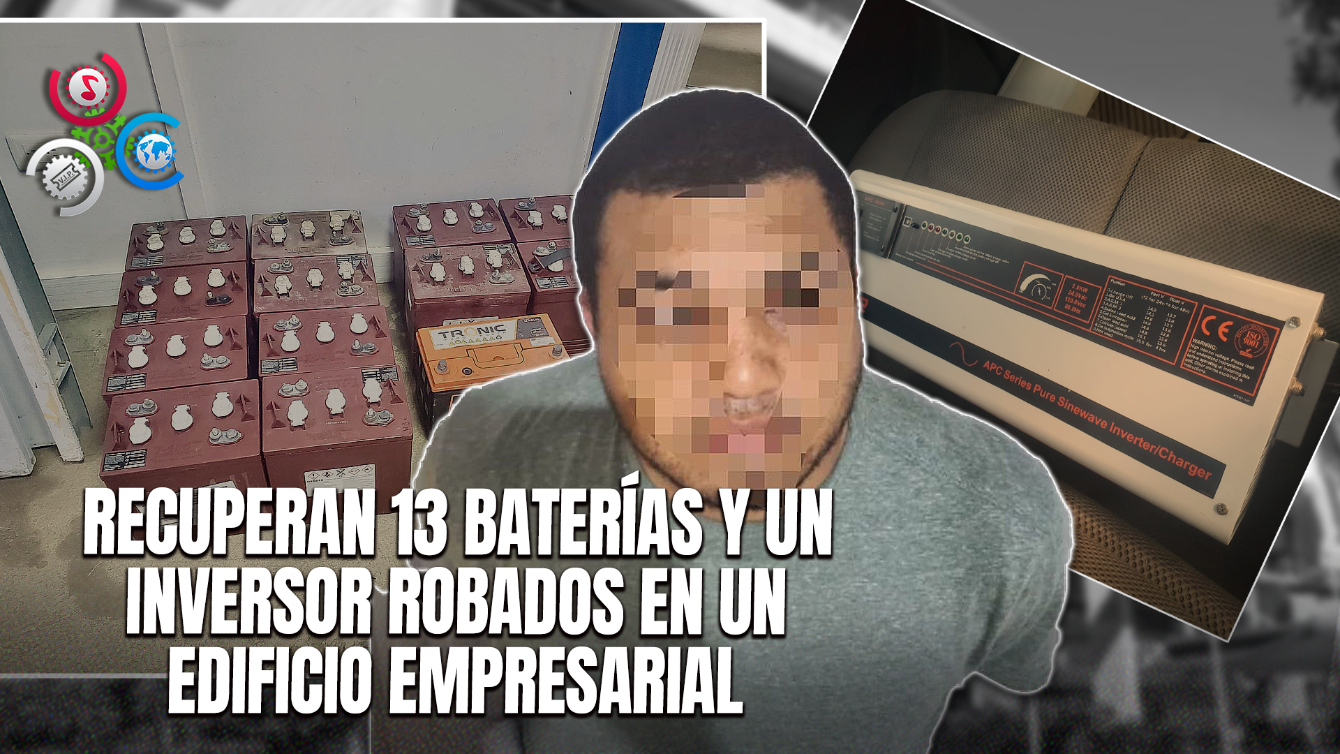 Arrestan Hombre Acusado De Robar 13 Baterías En Santiago