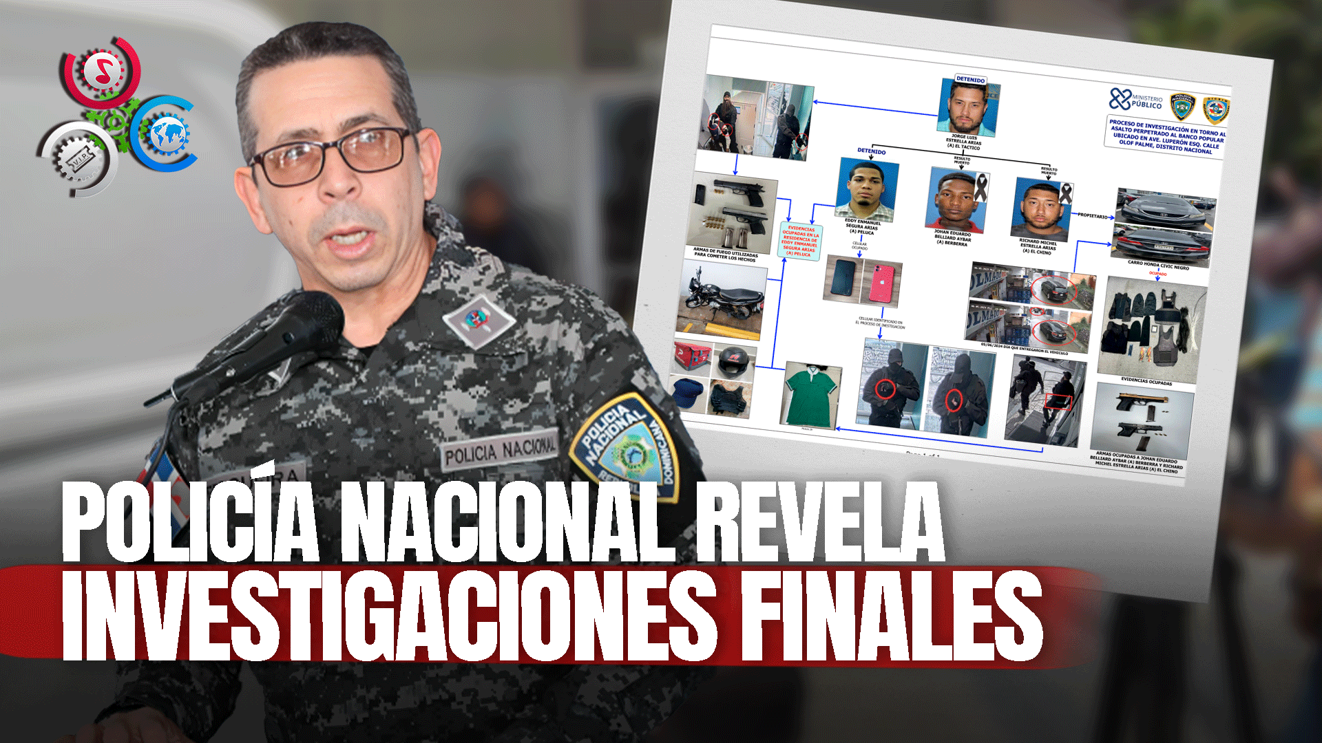 PN Desvela Los Detalles Finales Sobre La Investigación Contra Imputados De Asaltar Banco Popular