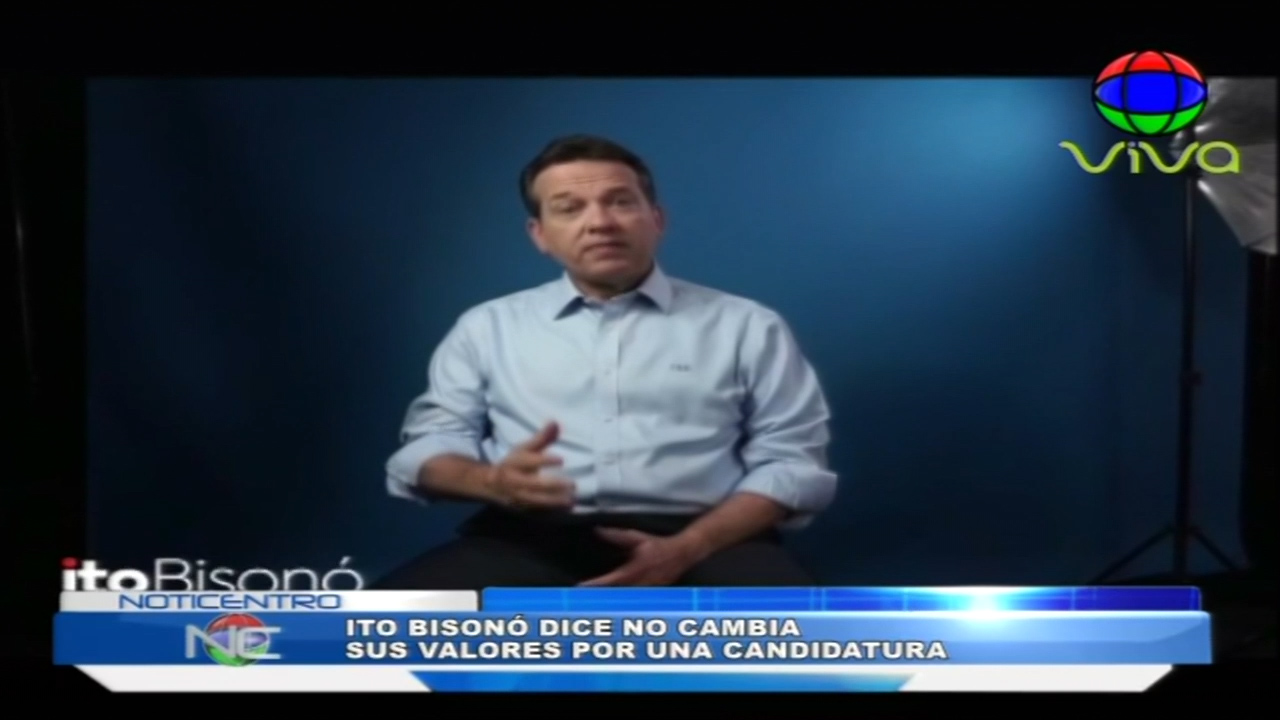 Ito Bisonó Dice Que No Cambia Sus Valores Por Una Candidatura