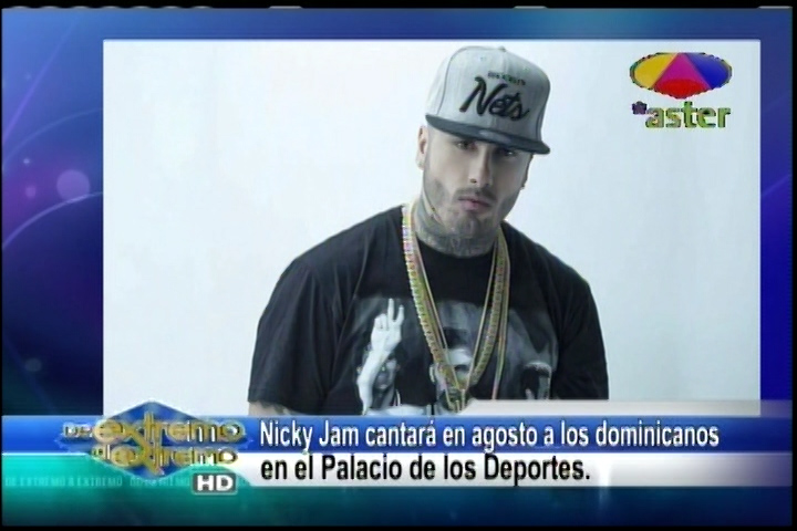 Nicky Jam Cantará En Agosto A Los Dominicanos