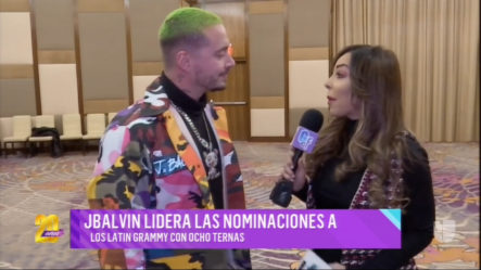 JBalvin Se Prepara Para Los Latin Grammys