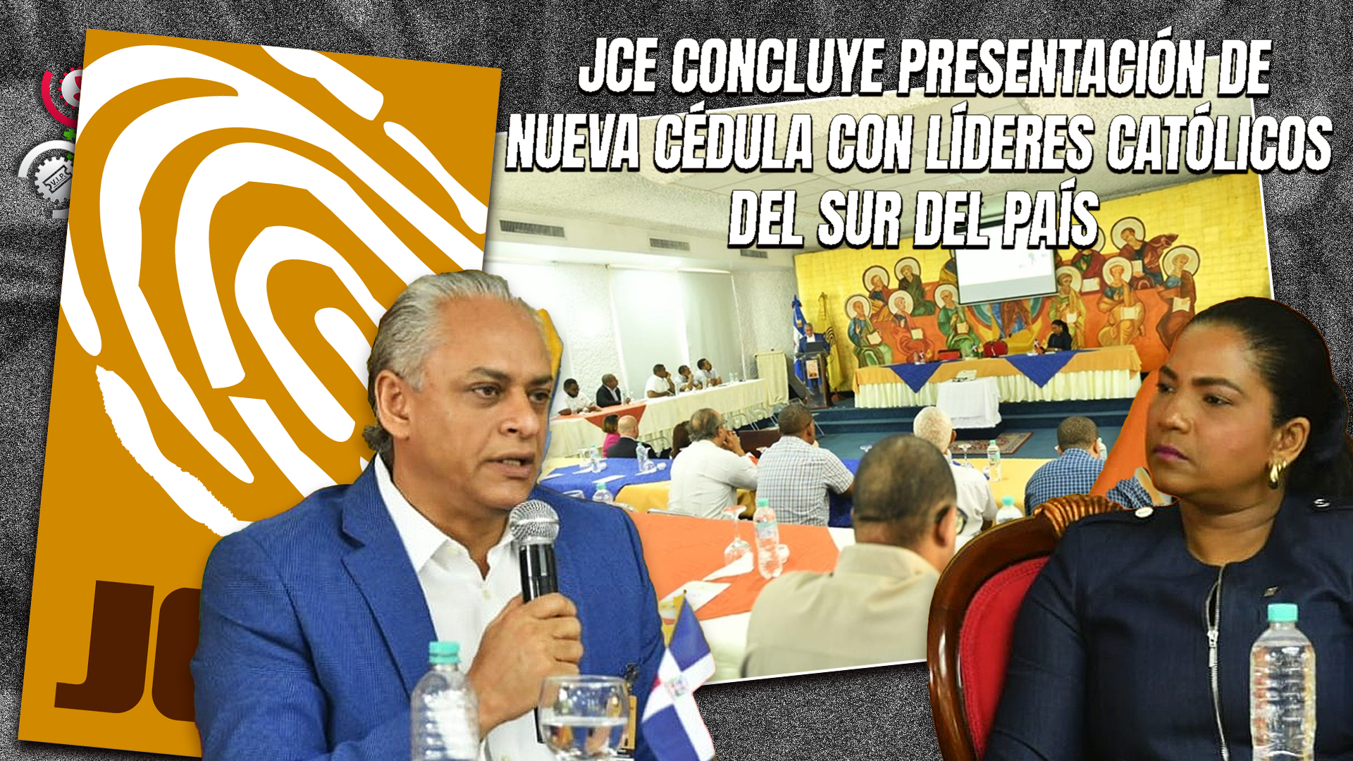 JCE Presenta Su Nueva Cédula A Líderes Católicos De Baní, San Cristóbal Y Ocoa