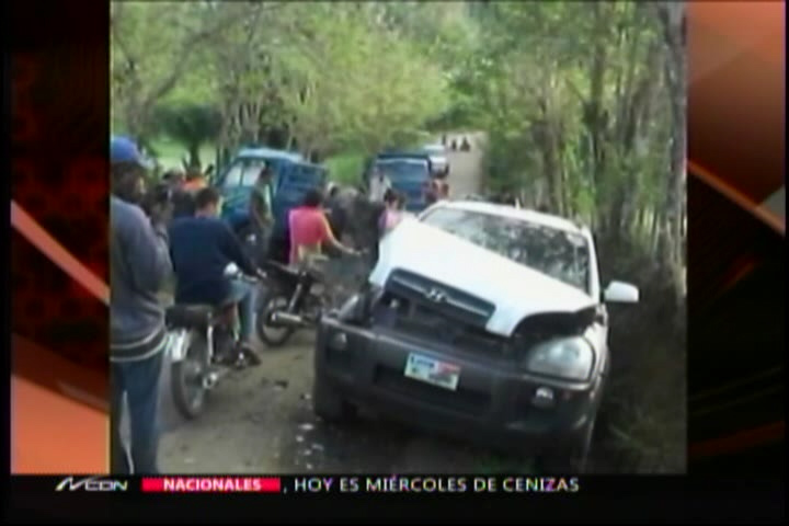 Jeepeta Se Estrelló Con Un Camion Donde Iban Varios Haitianos, En La Vega #Video