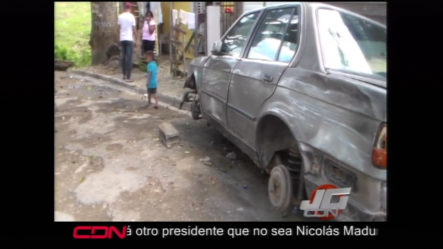 Hombre  Embiste Camioneta Contra Un Grupo De Personas En Moca