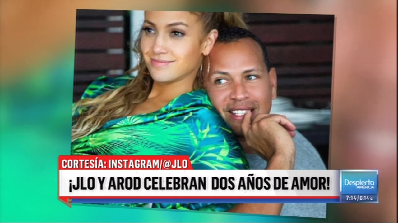 ¡Jlo Y Alex Rodríguez Celebran Dos Años De Amor!