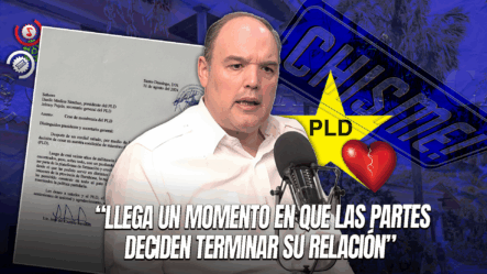 José Del Castillo Sobre Renuncia Al PLD; Denuncia Intolerancia Y Chismes Dentro Del Partido