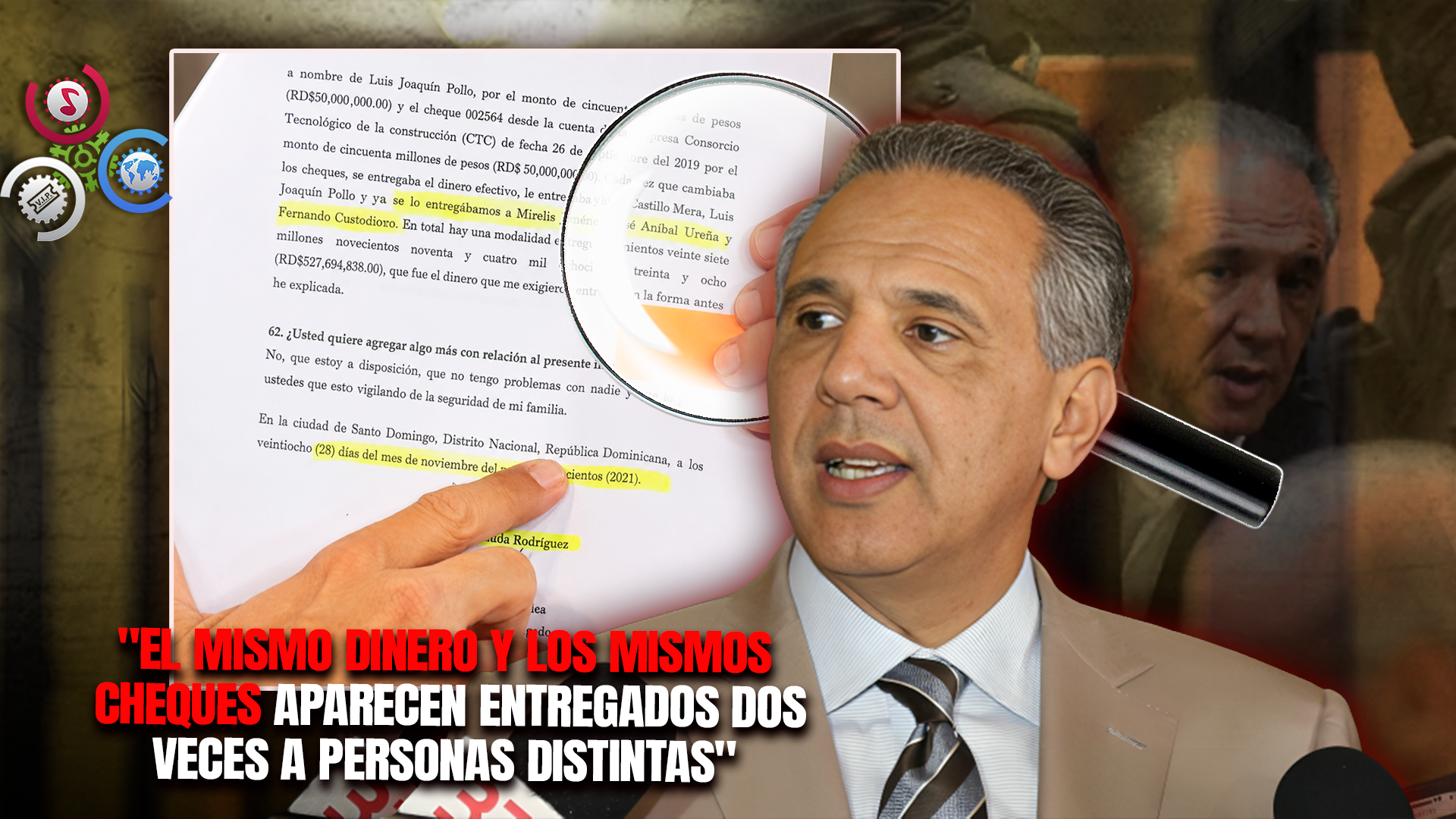 José Ramón Peralta Denuncia Que Usaron “el Mismo Cheque Para Dos Casos Distintos” Y Califica Proceso De Persecución Política