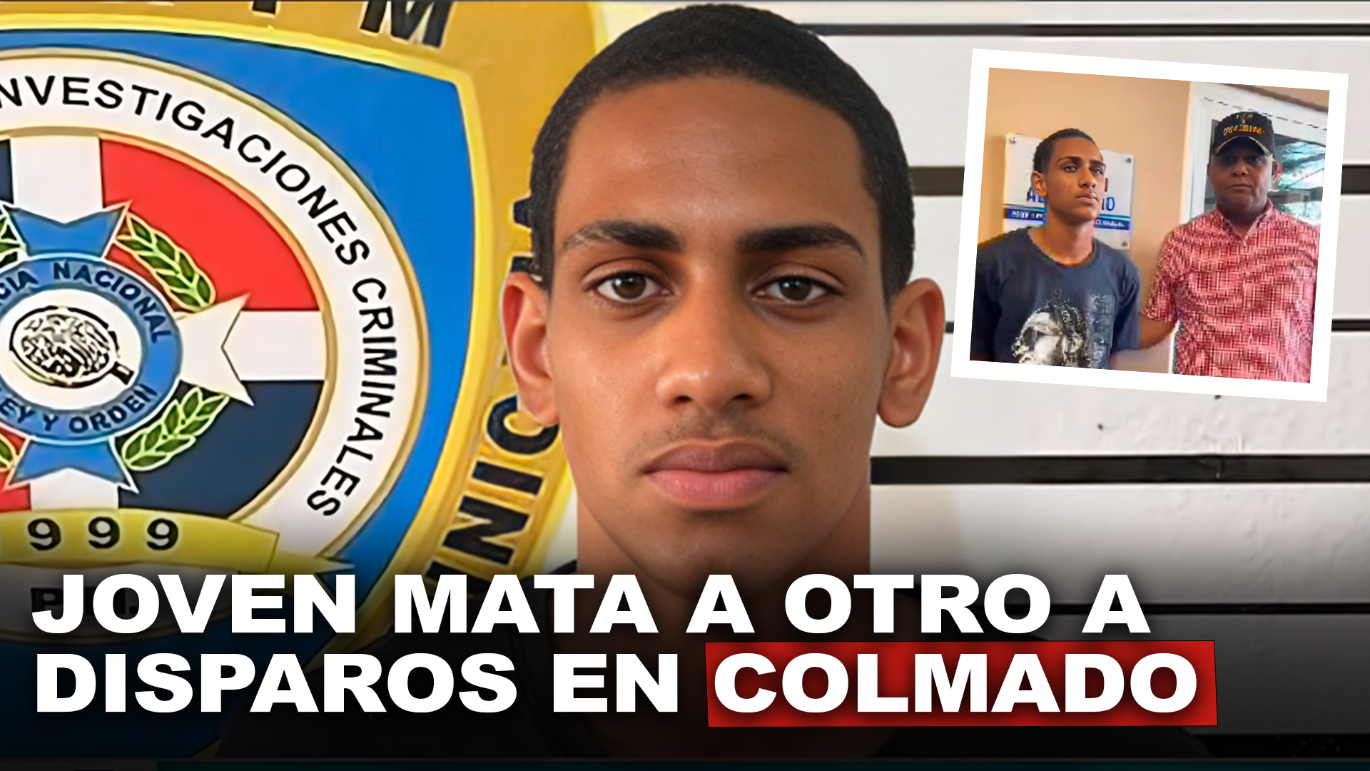 Joven Se Entregó A Policía Tras Matar A Otro Con Diversos Disparos En COLMADO De Cristo Rey