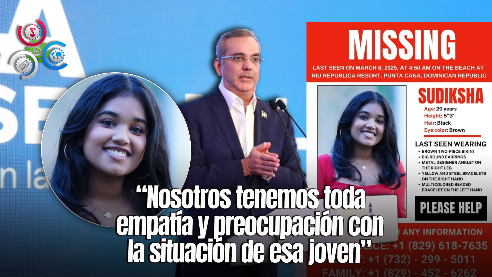 Presidente Abinader Durante LA Semanal Habló Sobre La Desaparición De La Joven India En Punta Cana