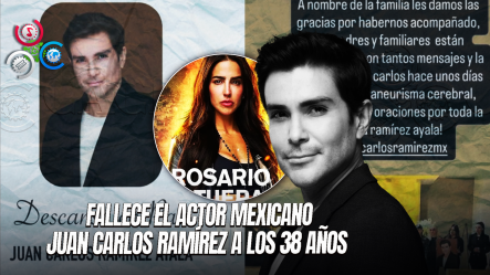 Juan Carlos Ramírez: Protagonista De ‘Rosario Tijeras’ Fallece A Causa De Un Aneurisma Cerebral