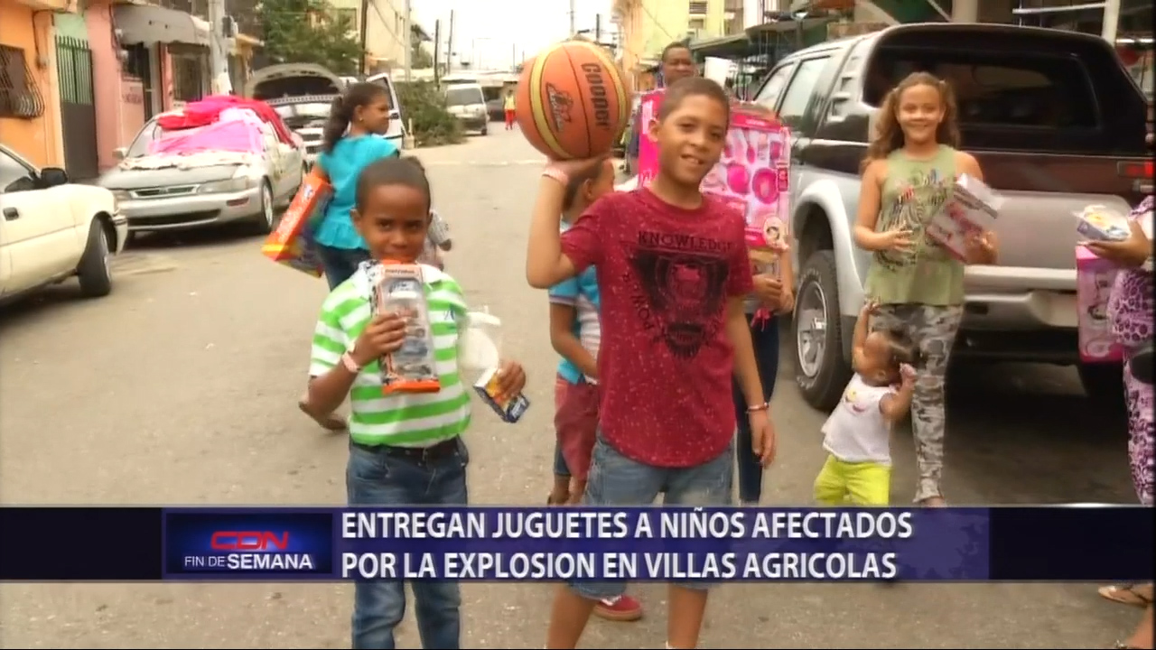 Empresas Polyplas Y Transgas Reparte Juguete A Los Niños Afectados Por La Explosión De Villas Agrícolas