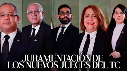 Juramentación De Los Nuevos Jueces Del Tribunal Constitucional