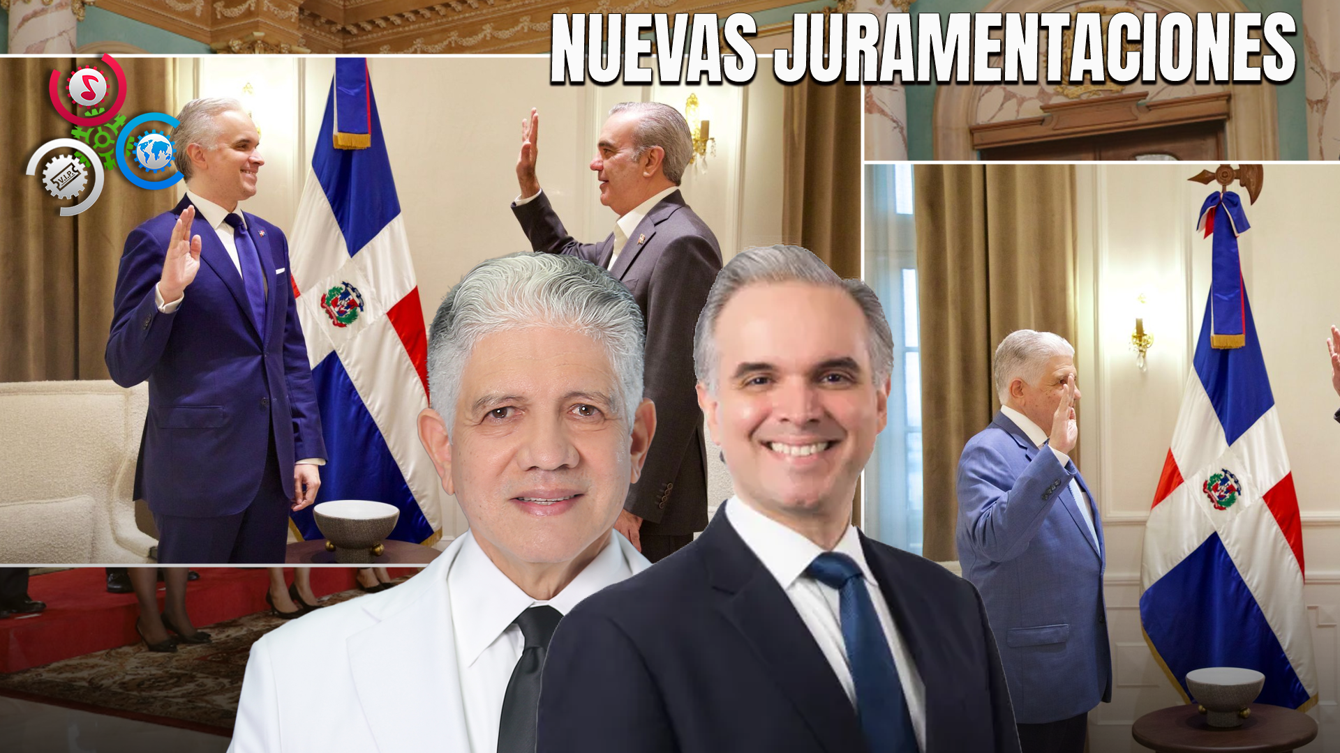 Abinader Juramenta A Eduardo Estrella Y Luis Miguel De Camps Como Nuevos Ministros