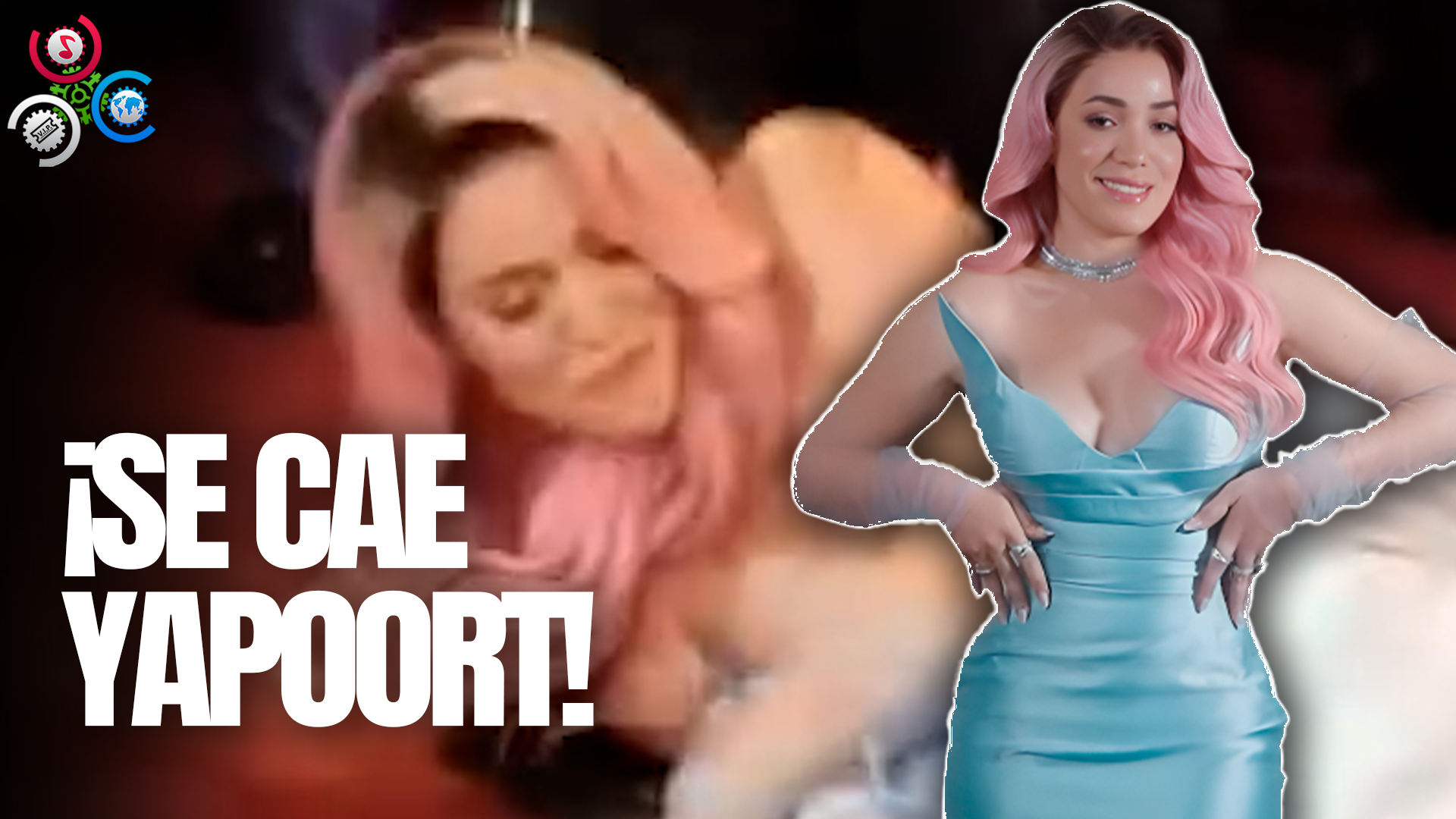 Karen Yapoort Protagoniza Un Pequeño Tropiezo En La Alfombra De Los Premios Soberano