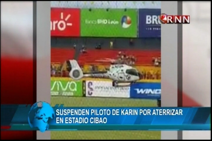 Queda Suspendido El Piloto De Karim Por Aterrizar En El Estadio Cibao