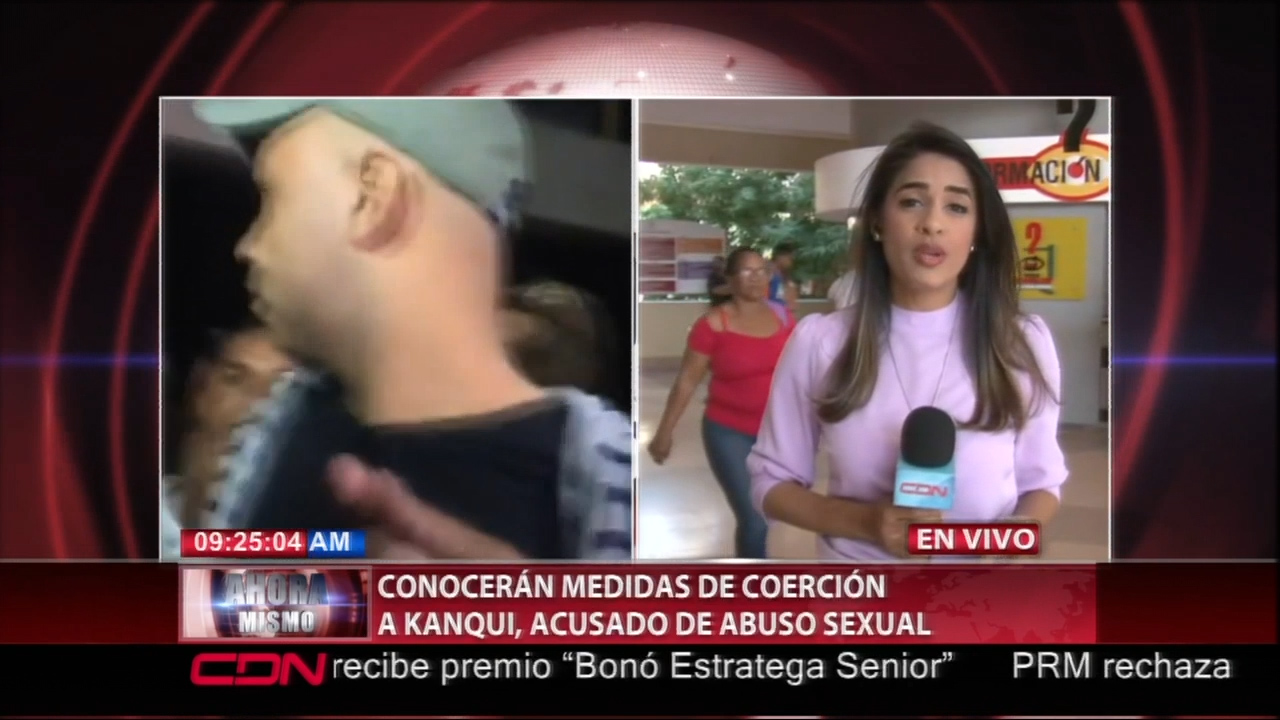 A La Espera De La Medida De Coerción Para Kelvin Francisco Núñez Alias Kanqui Desde El Palacio De Justicia En Santiago