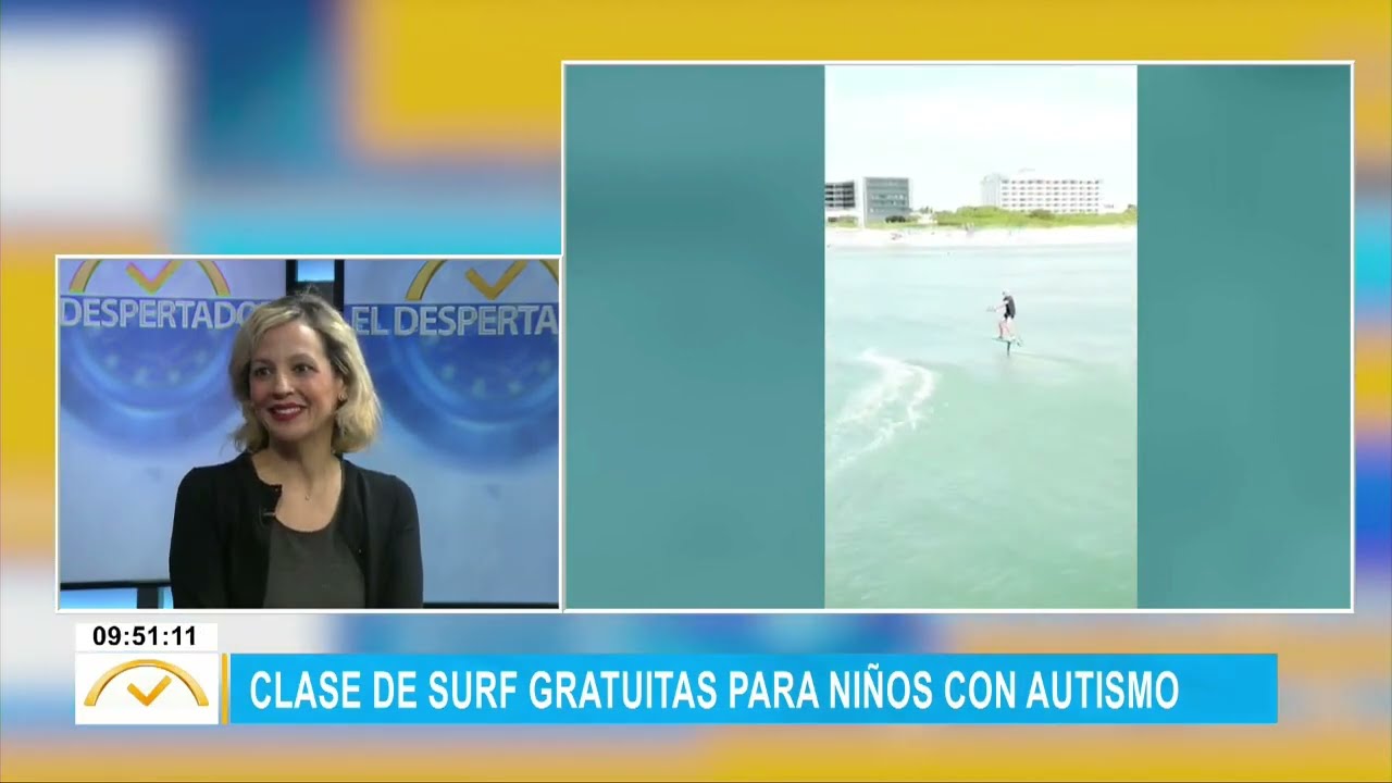 Clase De Surf Gratuitas Para Niños Con Autismo