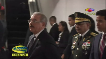 Danilo Medina Partio A Roma Italia Donde Participará En El Período De Sesiones Del Consejo De Gobernadores Del (FIDA)