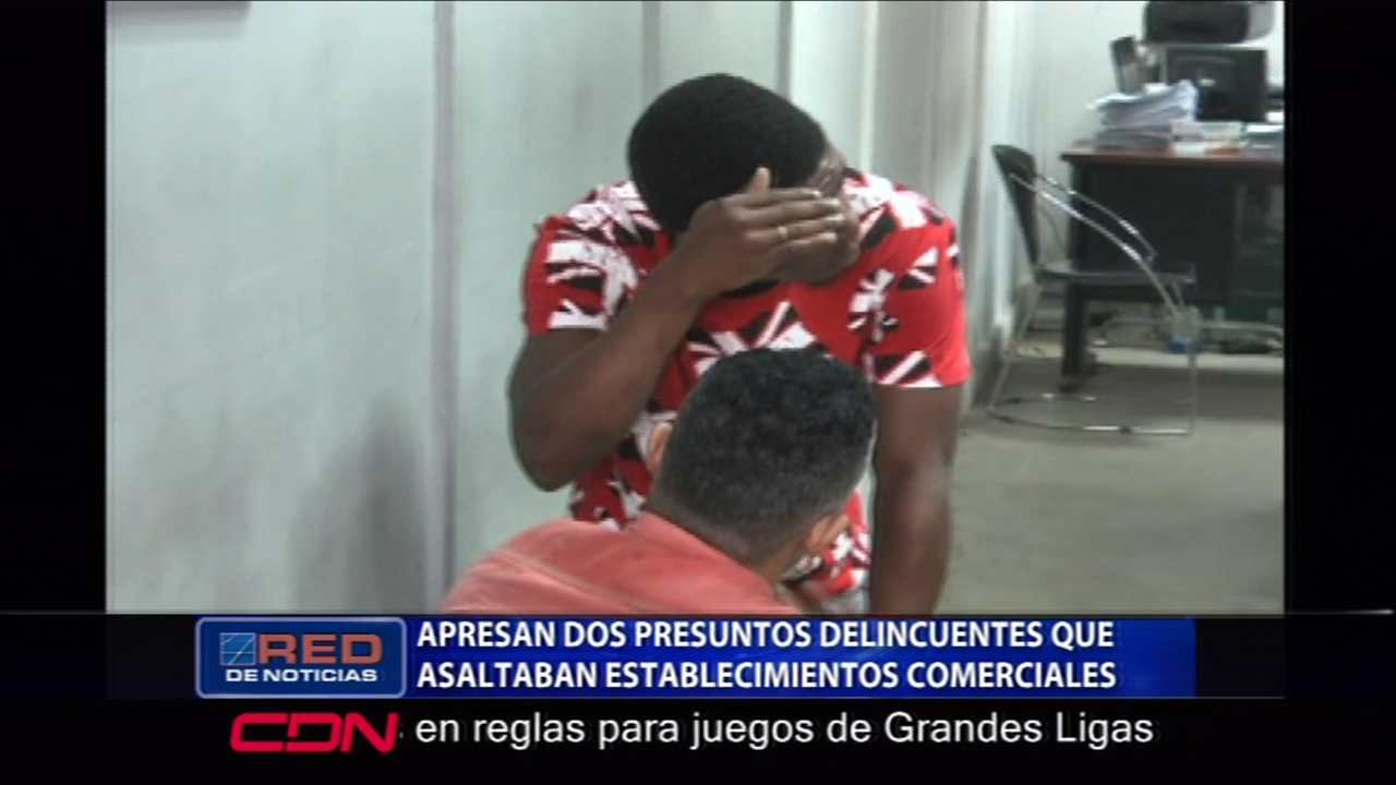 La PN Apresa Dos Presuntos Delincuentes Que Asaltaban Establecimientos En Santiago