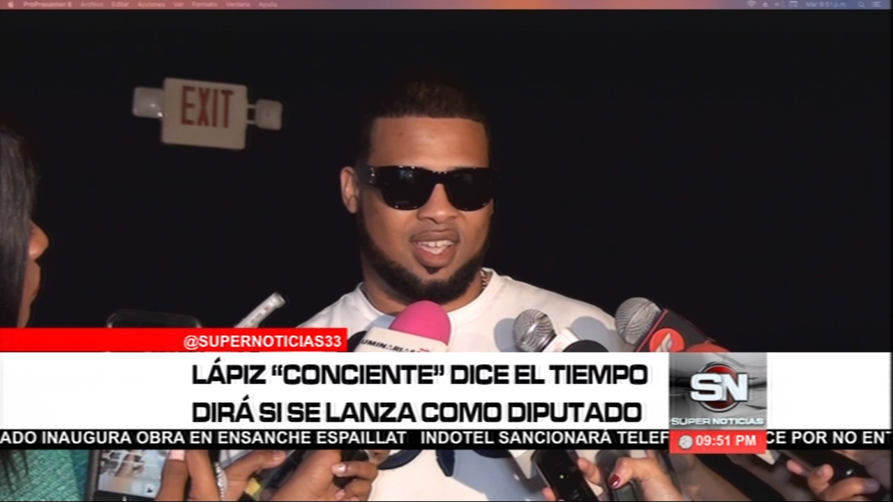 Resumen Del Arte Y El Espectáculo: Lápiz Consciente Dice “el Tiempo Dirá Si Se Lanza Como Diputado”